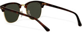 Thumbnail for your product : Ray-Ban Clubmaster Acetate and Metal Sunglasses