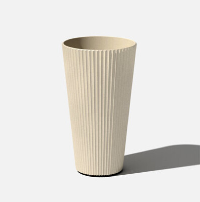 Veradek 26" Tall Plastic-Stone Planter