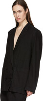 Thumbnail for your product : Lemaire Black Denim Double-Breasted Jacket