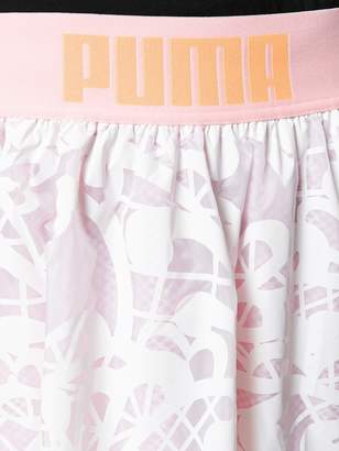 Sophia Webster Puma X patterned layered skirt