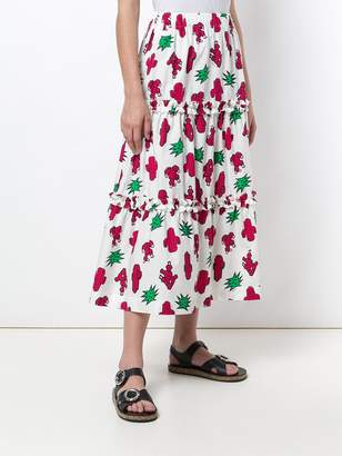 P.A.R.O.S.H. tiered maxi skirt