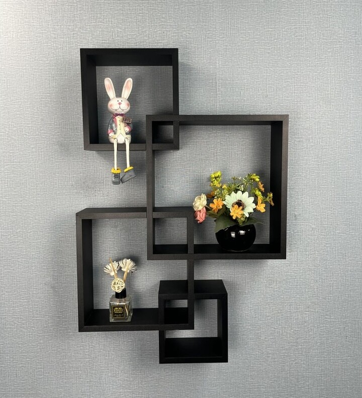 Abrihome Free Combination Intersecting Cube Shelves Wall Shelf