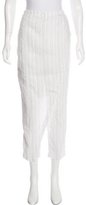 Thumbnail for your product : Yigal Azrouel High-Rise Striped Pants
