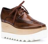 Thumbnail for your product : Stella McCartney Brown Elyse 80 platform brogues