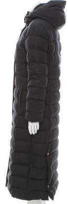 Black Fleece Quilted Wool Coat