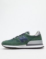 Thumbnail for your product : New Balance 990 in Green