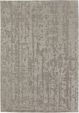 17 Stories Buil Abstract Taupe Area Rug