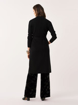 Thumbnail for your product : Diane von Furstenberg Bee Merino Wool Long Cardigan