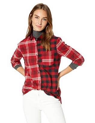 Pendleton Womens Mixed Plaid Flannel Shirt 
