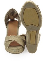 Thumbnail for your product : Castaner Bluma Gold Wedge Espadrilles
