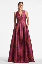 Thumbnail for your product : Sachin + Babi Brooke Gown - Raspberry Bouquet Multi