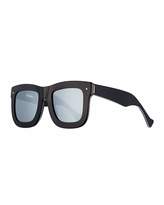 Thumbnail for your product : Grey Ant Status Square Mirrored Sunglasses, Black/White