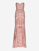 Thumbnail for your product : ZUHAIR MURAD Sequinned silk-chiffon gown
