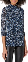 Thumbnail for your product : Nine West Women's Printed MESH Turtleneck