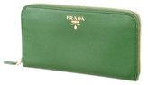 Thumbnail for your product : Prada Saffiano Zip-Around Wallet