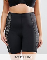 Thumbnail for your product : ASOS Curve CURVE SHAPEWEAR New Improved Fit Control Lace Shorts