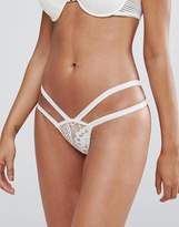 Thumbnail for your product : Glamorous White Lace Thong