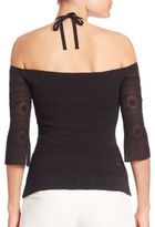 Thumbnail for your product : Roland Mouret Grace Circular Off-The-Shoulder Top