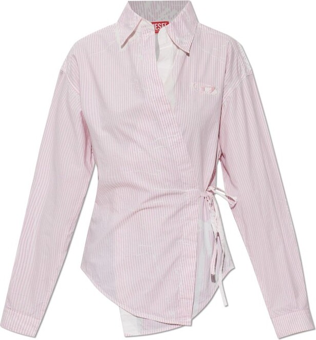 Diesel C-Delphos-S2 Striped Shirt