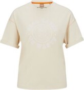 Thumbnail for your product : HUGO BOSS Cotton-jersey T-shirt with shoulder stitching and artwork