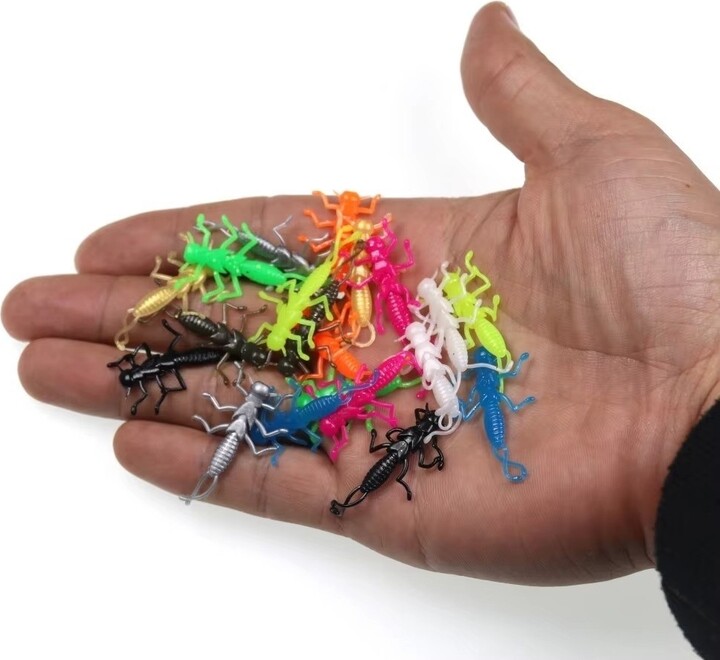 gootrades 20pcs 2025 Soft Material Soft Stonefly Nymph Nymph Design Creek Fishing Fishing Bait Perch Lure Perch Fishing