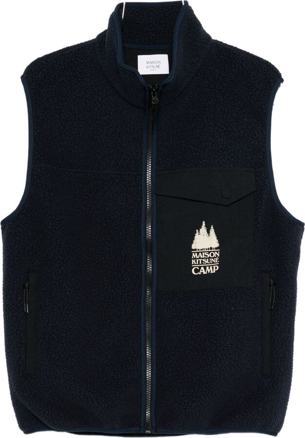 MAISON KITSUNÉ MAISON KITSUNE' Fleece Zipped Vest