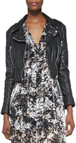 Thumbnail for your product : Richard Chai Andrew Marc x Boss Quilted Leather Moto Jacket