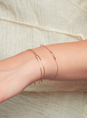 Poppy Finch Double chain bracelet