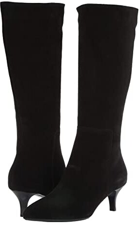 la canadienne black suede boots