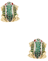 Thumbnail for your product : Noir Frog CZ Stud Earrings