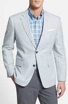 Thumbnail for your product : Nordstrom Classic Fit Check Linen Sport Coat