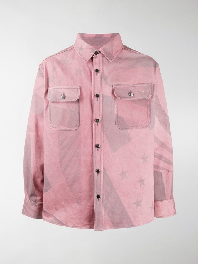 baby pink denim jacket for men