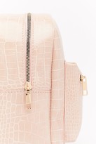 Thumbnail for your product : Nasty Gal Womens WANT Don't Ever Croc Faux Leather Backpack - Pink - One Size