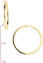 Thumbnail for your product : Charles Garnier 'Perfect Hoop' 40mm Flat Hoop Earrings