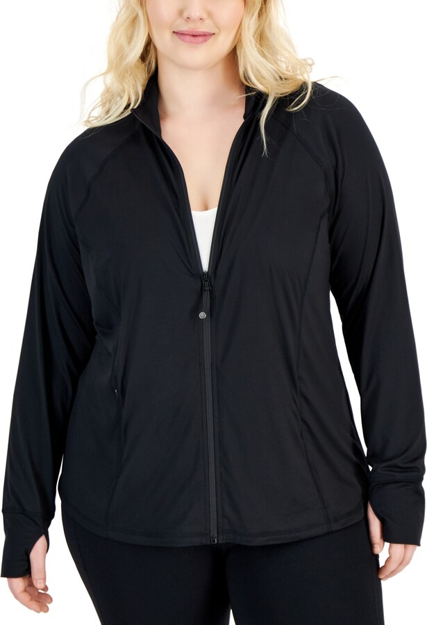 Id Ideology Plus Size Essential FullZip Jacket, Created for Macy's ShopStyle