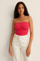Thumbnail for your product : NA-KD Rouched Bandeau Top
