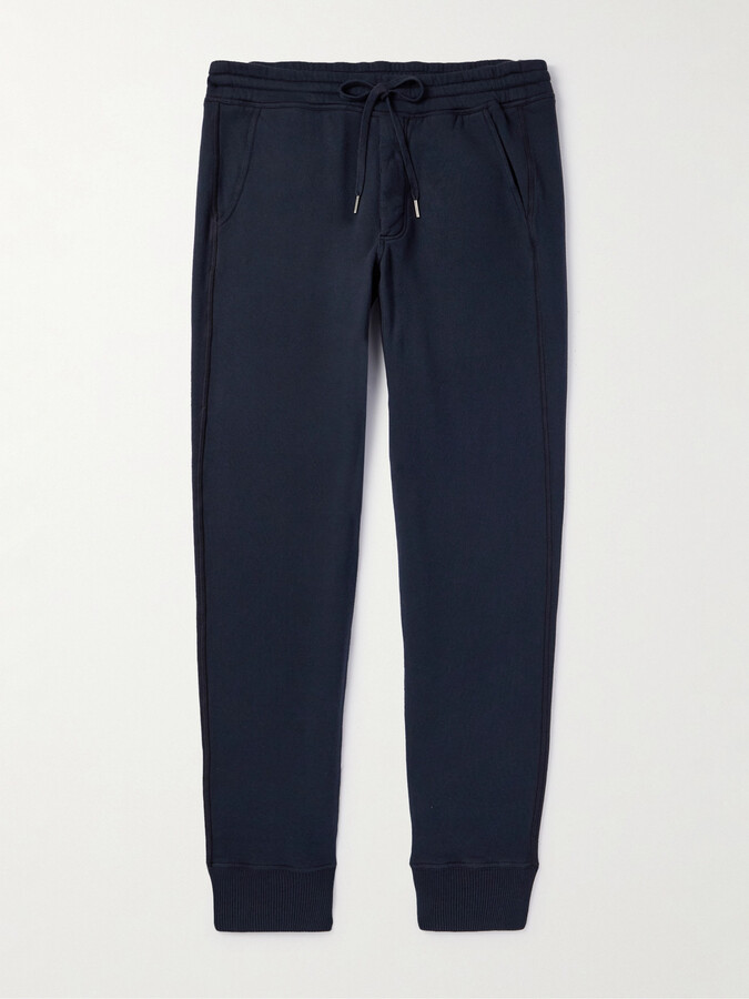 Tom Ford Tapered Garment-Dyed Cotton-Jersey Sweatpants