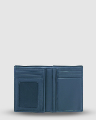 Cobb & Co Men's Blue Wallets - Spargo Leather RFID Safe Wallet