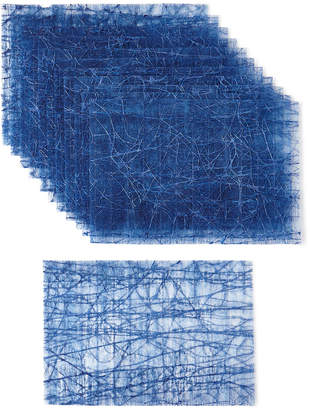 Kim Seybert Tangle Placemats, Blue, Set of 12