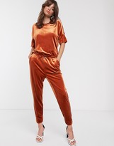 lex velvet jumpsuit
