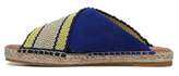 Thumbnail for your product : Diane von Furstenberg Millie Woven Cross Strap Slide Sandal