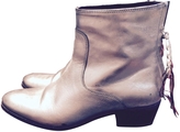 Thumbnail for your product : Swildens Silver Leather Ankle boots