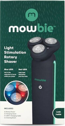 MowbieMen'sLightTreatmentRotaryShaver