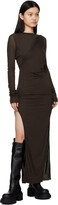 Thumbnail for your product : Rick Owens Lilies Brown Jade Maxi Dress