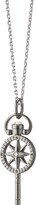 Thumbnail for your product : Monica Rich Kosann Sterling Silver Mini Adventure Compass Key Charm Necklace