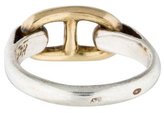 Thumbnail for your product : Hermes Two-Tone Chaine D'Ancre Ring