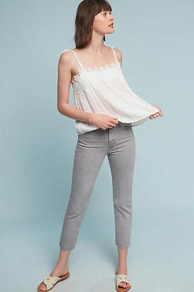AG Jeans The Isabelle High-Rise Straight Cropped Jeans