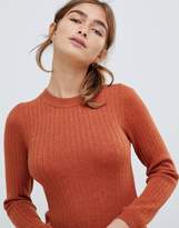 Thumbnail for your product : ASOS Petite DESIGN Petite ribbed jumper in fine knit