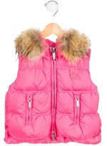 Thumbnail for your product : DSQUARED2 Girls' Fur-Trimmed Puffer Vest w/ Tags