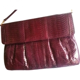 Thumbnail for your product : Angel Jackson Purple Leather Handbag